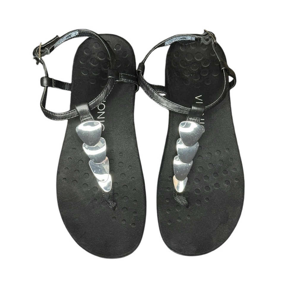 Vionic Miami Thong Sandal Size 7.5 Black
